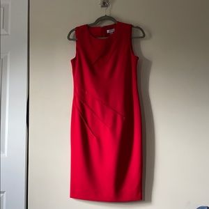 Red Calvin Klein Bodycon Dress